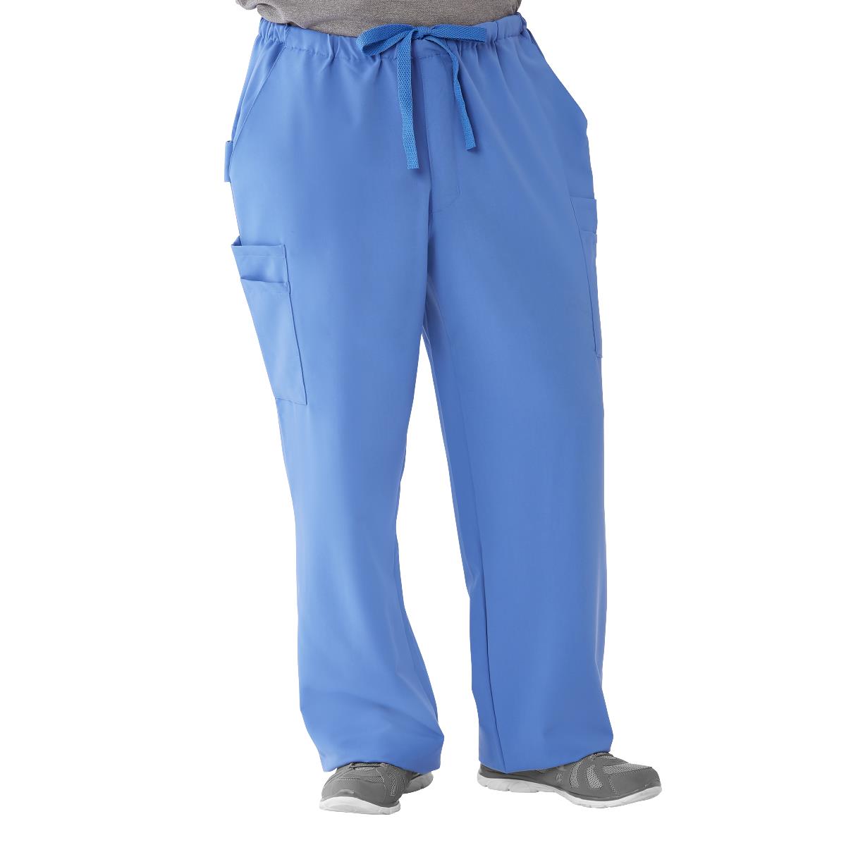 colon　0730 Illinois AVE Unisex Athletic Cargo Scrub Pants with 7