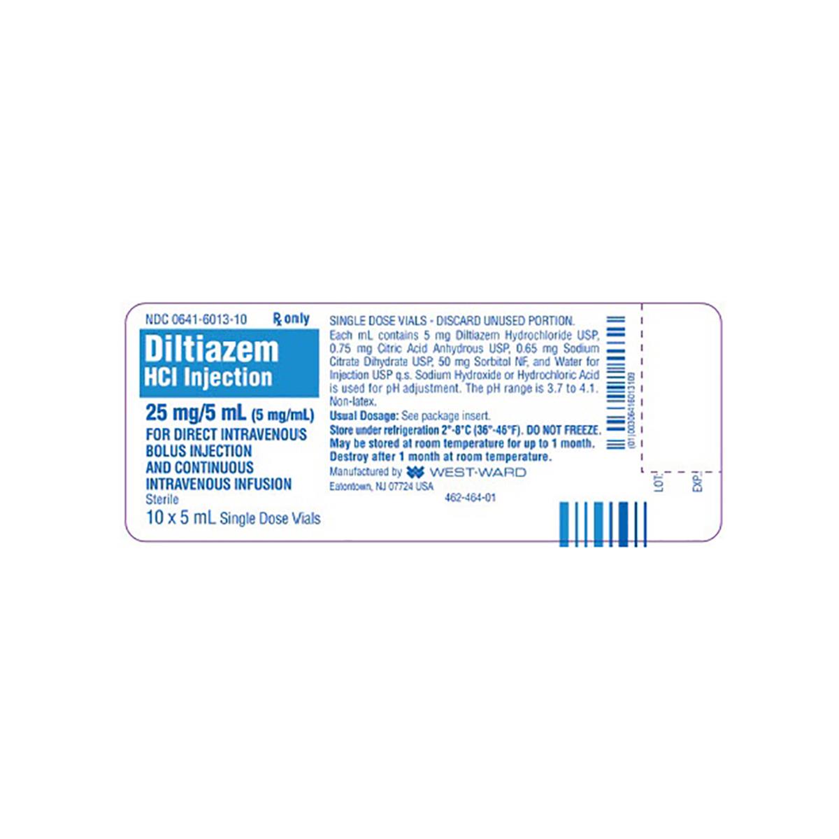 Diltiazem Inj Diltiazem HCL Injection | Medline
