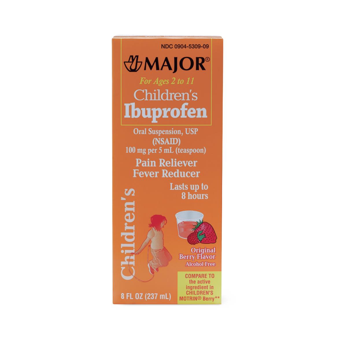Major Pharmaceuticals Children's Ibuprofen Oral Suspensions Medline