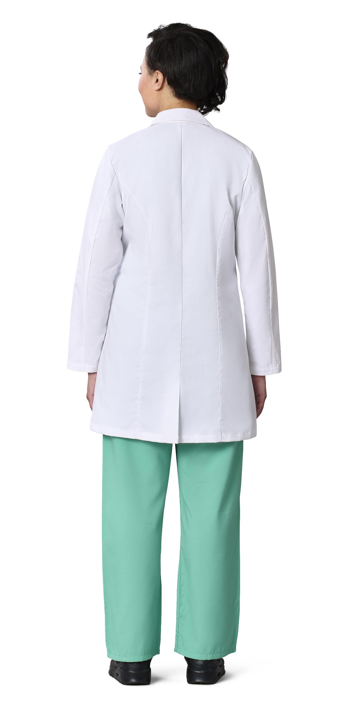 Medline Perform Women's 6-Pocket Staff-Length Lab Coats | Medline