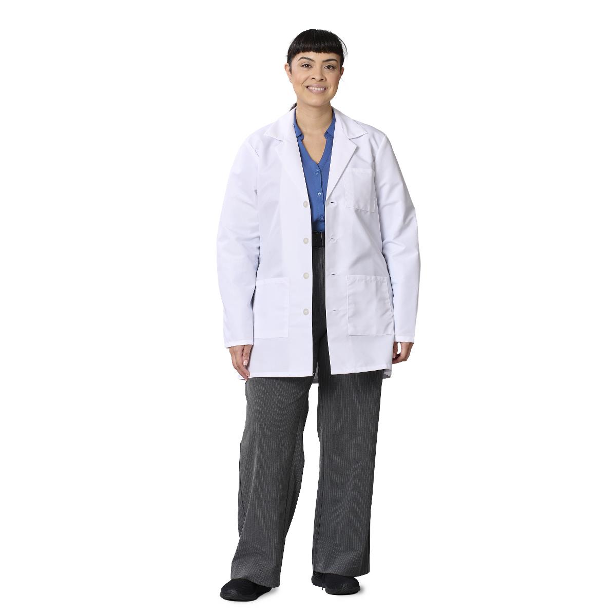 Medline Propel Unisex 4-Pocket Consultation-Length Lab Coats | Medline