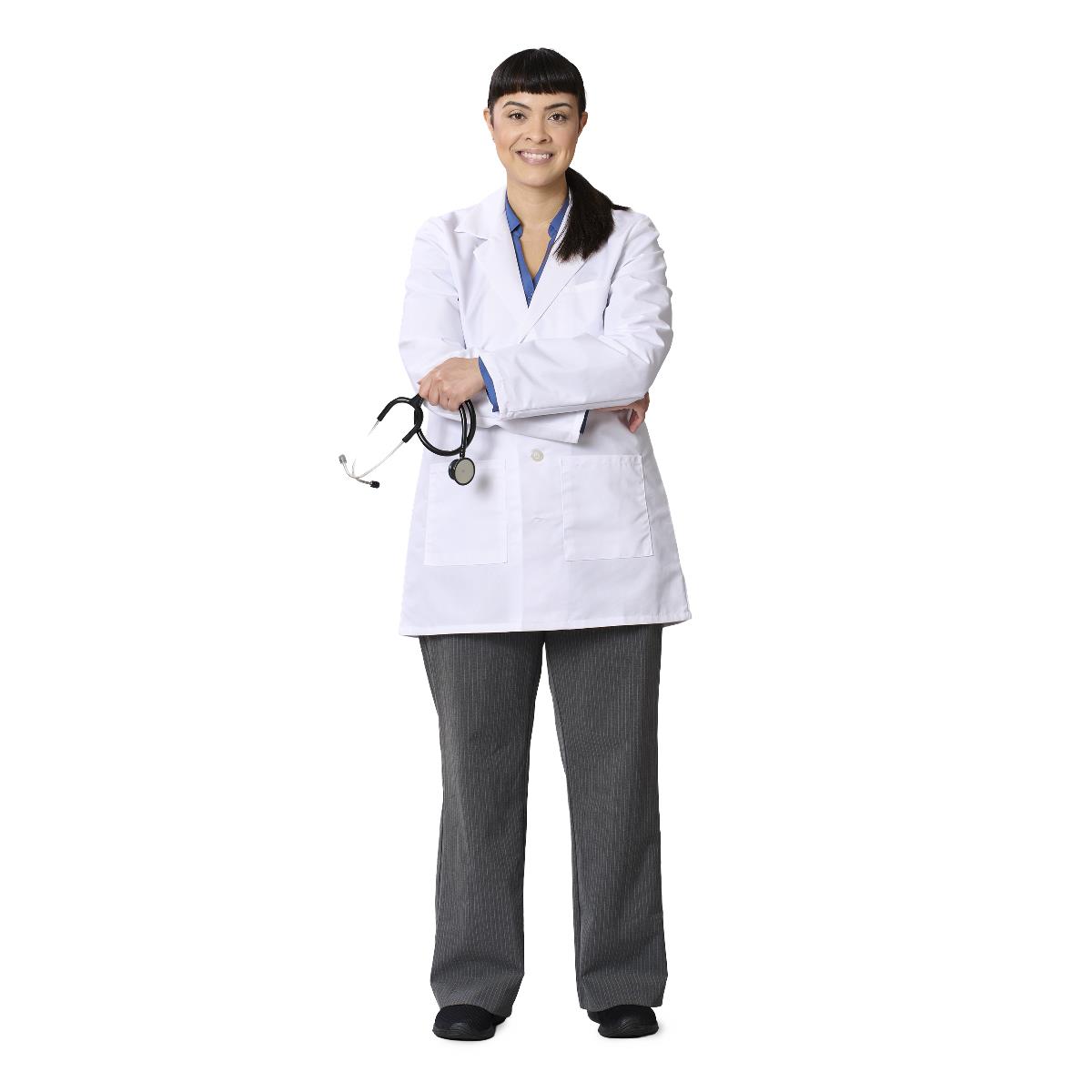 Medline Propel Unisex 4-Pocket Consultation-Length Lab Coats | Medline