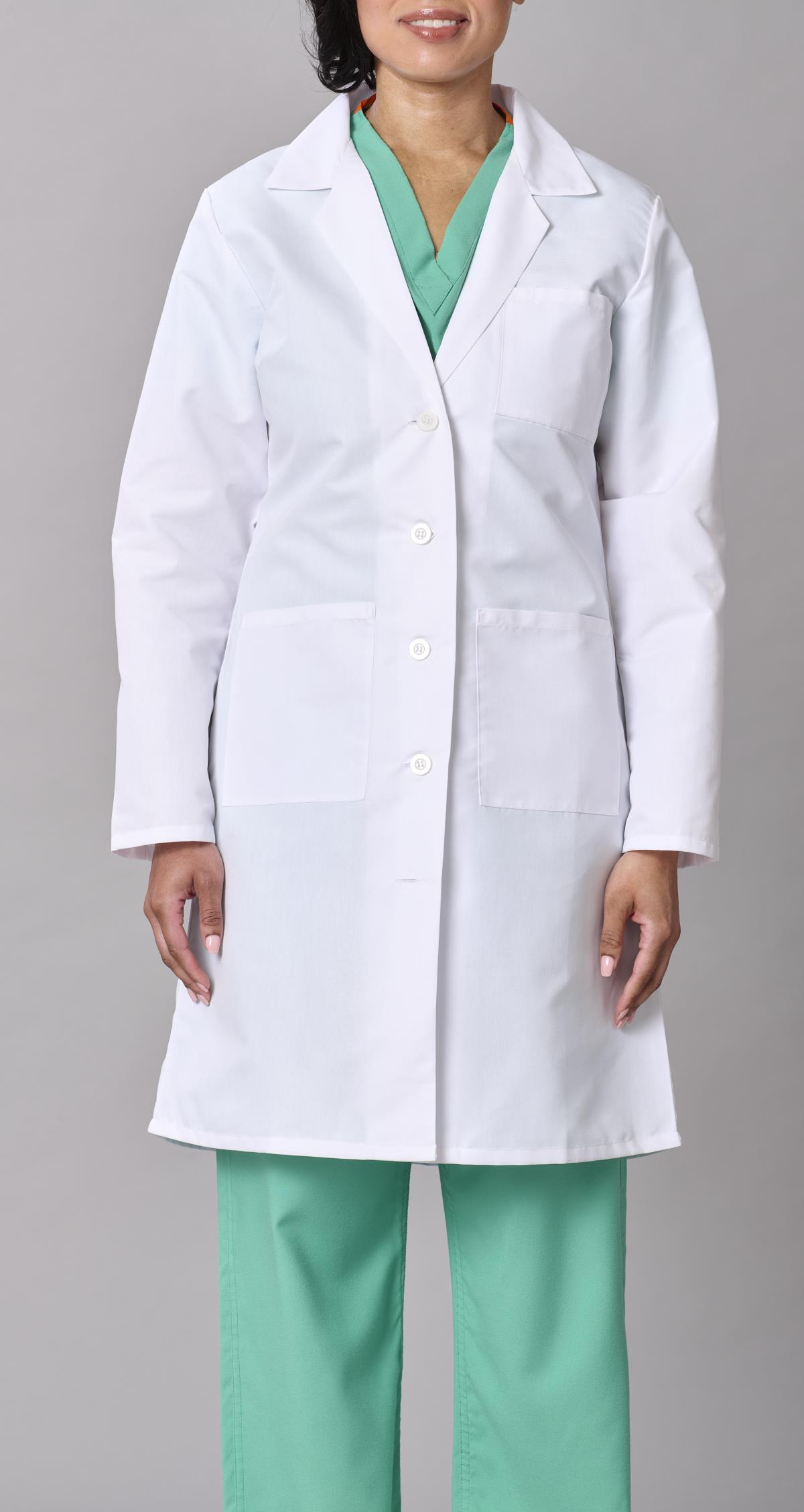 Medline Propel Women's 4-Pocket Full-Length Lab Coats | Medline