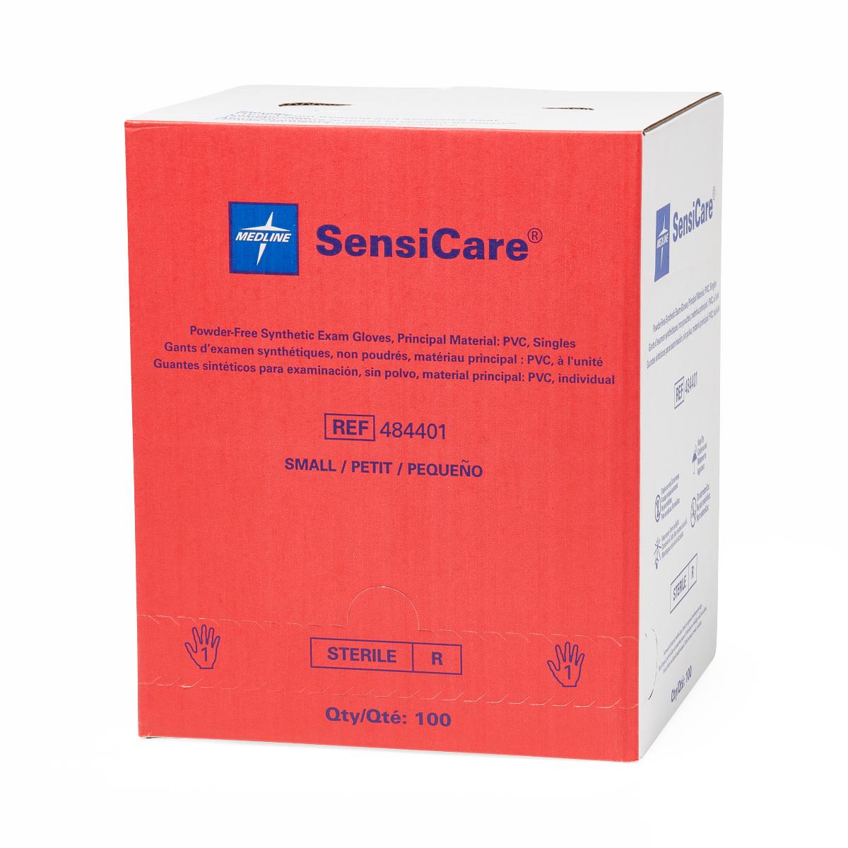 SensiCare Powder-Free Stretch Vinyl Sterile Exam Gloves | Medline
