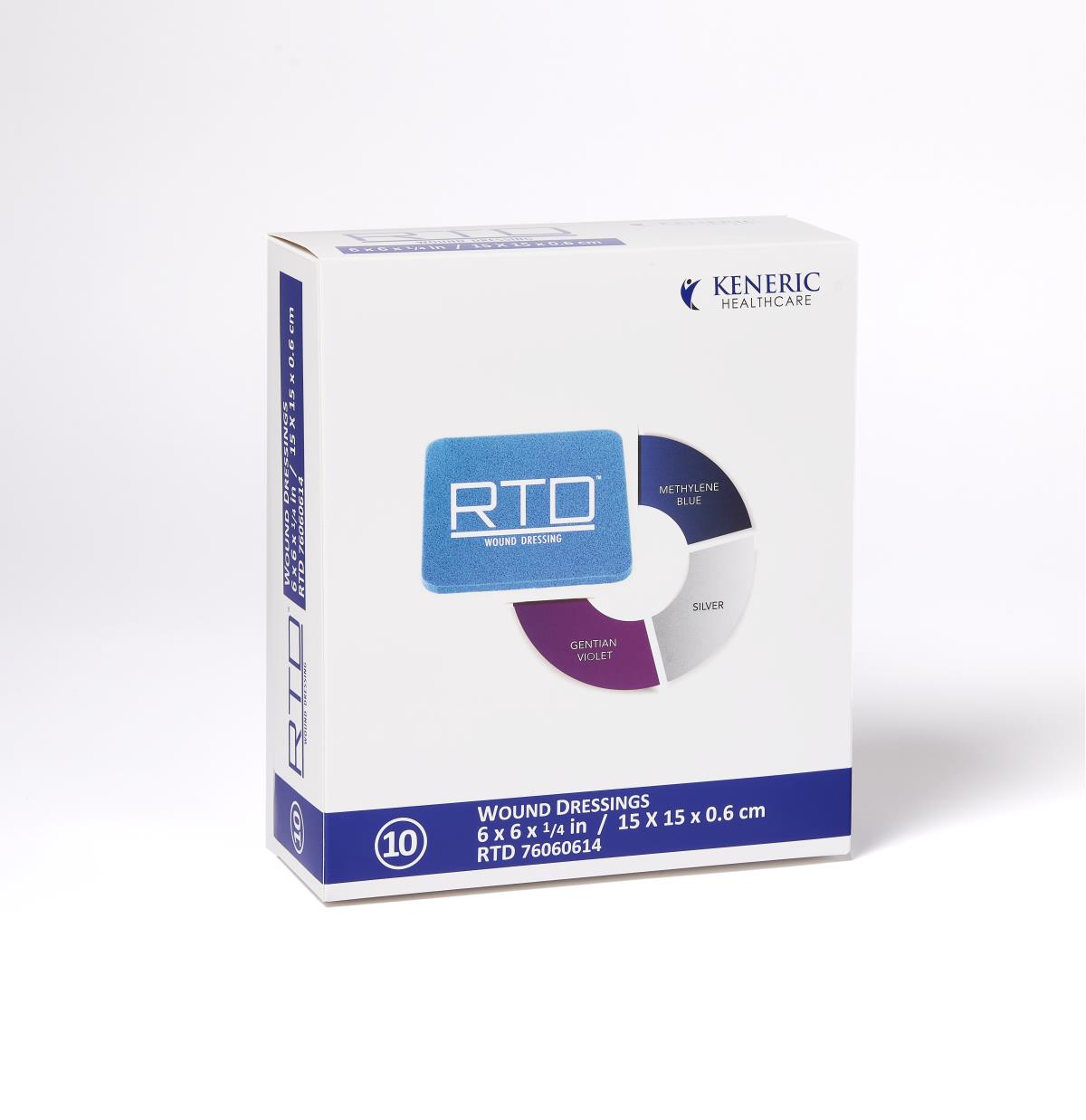 RTD Wound Dressings with Gentian Violet and Silver | Medline