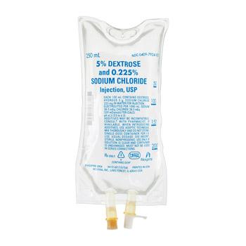 5% Dextrose and 0.225% Sodium Chloride Injections | Medline