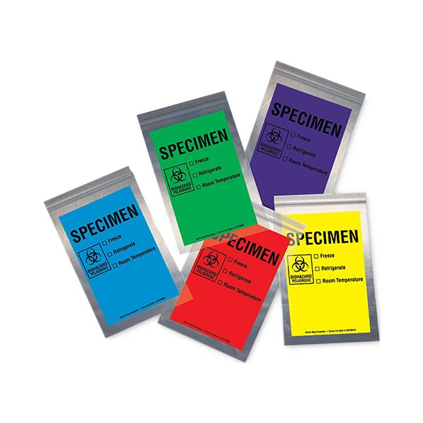 Econo-Zip Color Specimen Bags | Medline
