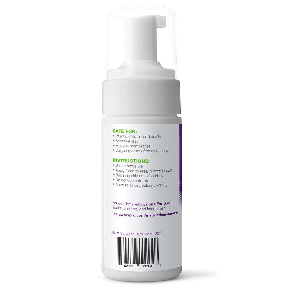 Theraworx Protect No-Rinse Skin Cleanser Foam | Medline