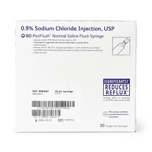 宵 CD BD PosiFlush Prefilled Normal Saline Flush Syringes | Medline