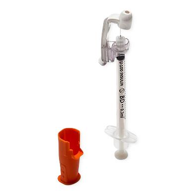 S−696　※注 Safety Insulin Syringe with Needle SafetyGlide™ 1 - McKesson