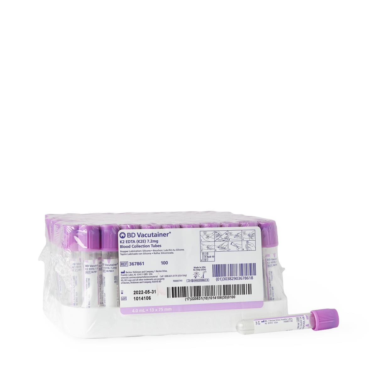 BD Vacutainer EDTA Blood Collection Tubes | Medline