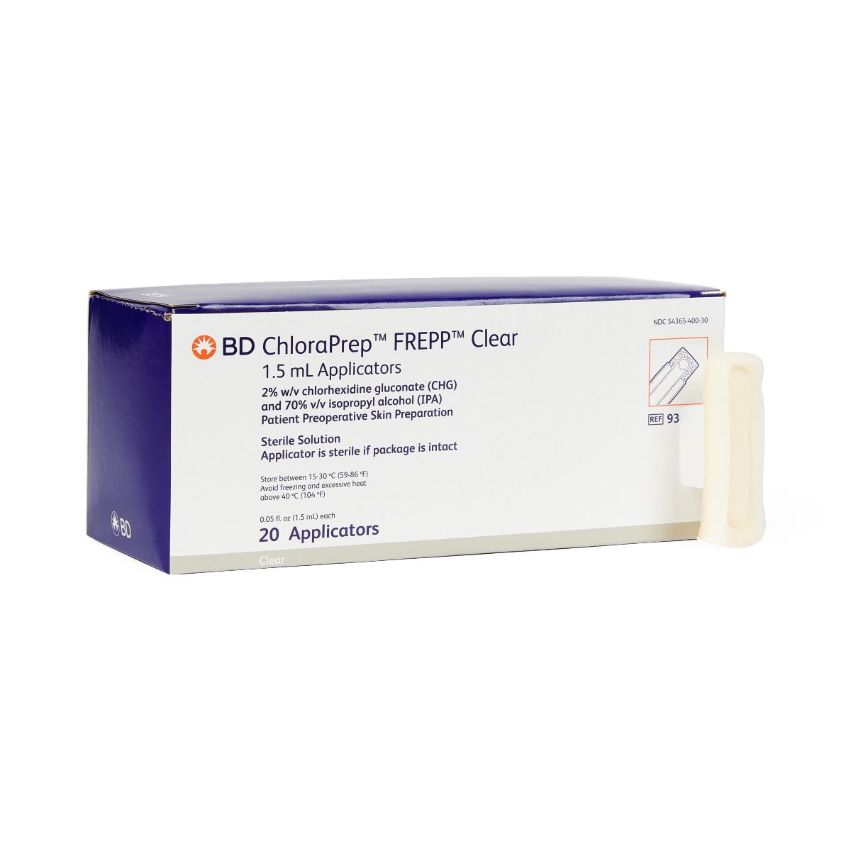 Sterile Antiseptic Applicator ChloraPrep Friction Applicators – 1.5 ML ...