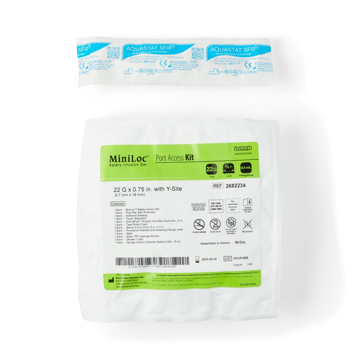 Port Access MiniLoc Safety Infusion Sets | Medline