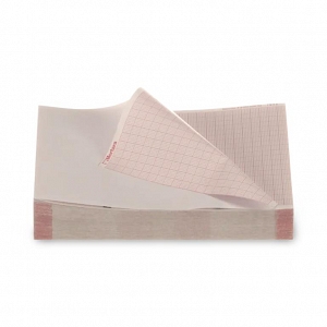 Red Grid ECG/EKG Thermal Recording Chart Paper | Medline