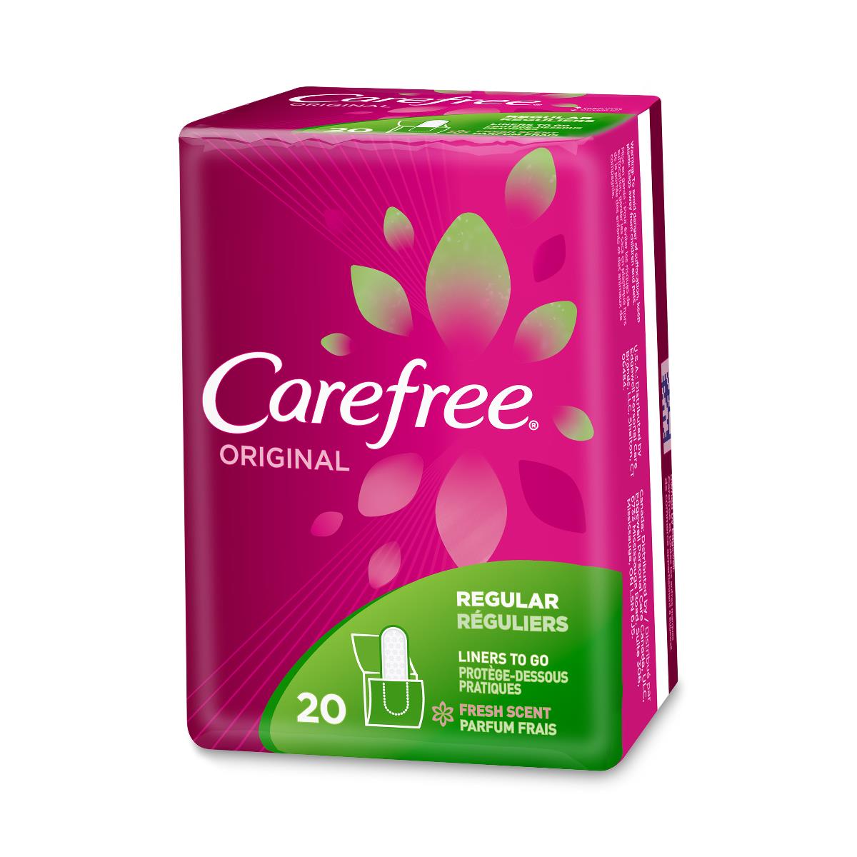 Carefree Scented Pantiliners with Baking Soda | Medline
