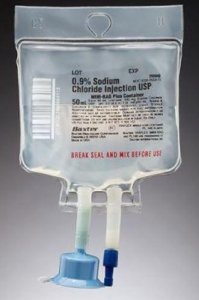 Baxter Sodium Chloride 0.9% Injection Solution, USP | Medline