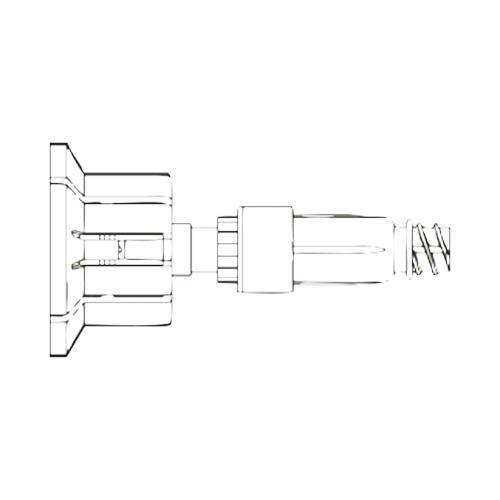 Non-Vented Vial Access Spike with Valve and Security Clips | Medline