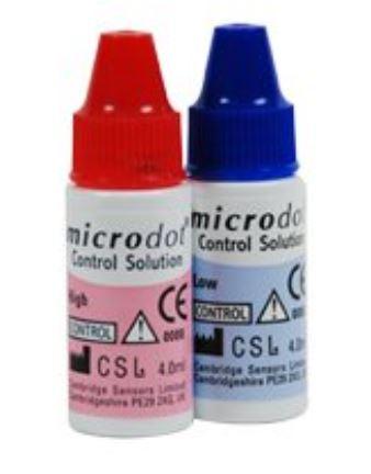 Microdot Blood Glucose Testing Control Solutions | Medline