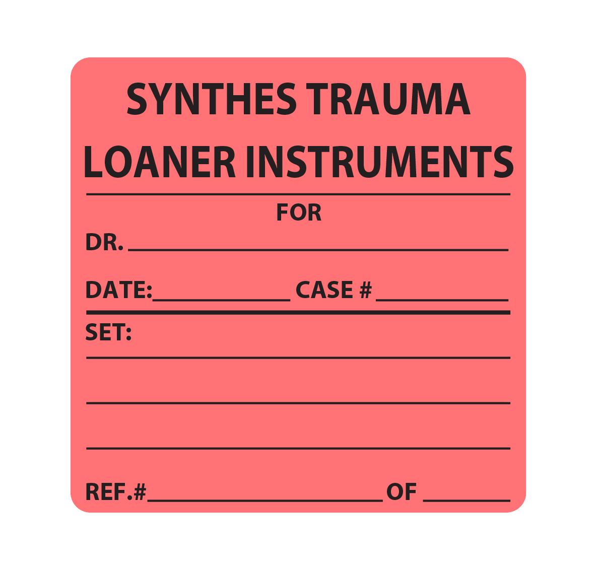 Made To Order Equipment Labels | Medline