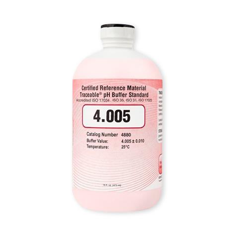 Traceable COLOR 4.005 pH Buffer Standards (CRM) | Medline