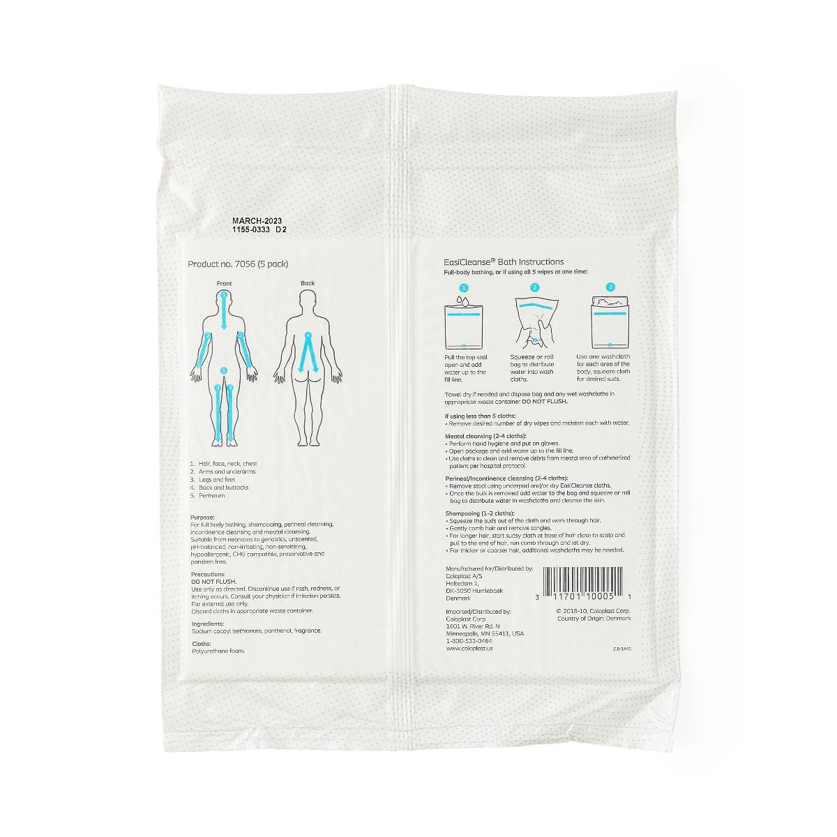 Coloplast EasiCleanse No Rinse Washcloth | Medline