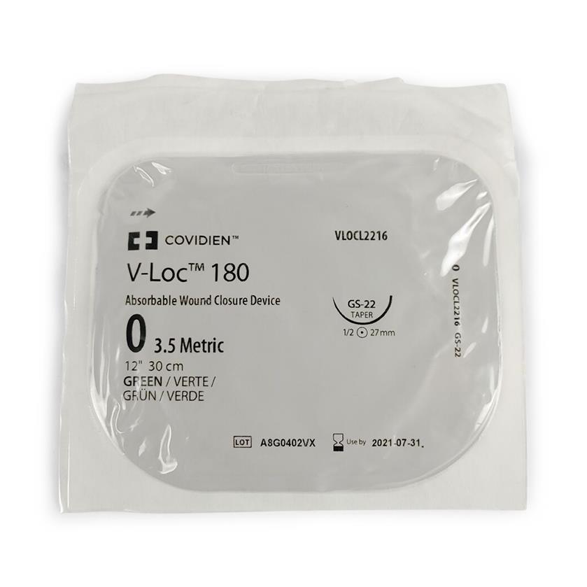 V-Loc 180 吸収性縫合器具 3-0 2個入り V-Loc 180 Absorbable Wound Closure Devices | Medline