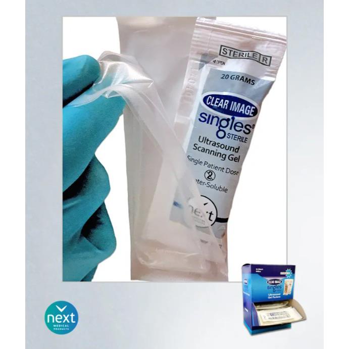 Clear Image Singles Sterile Ultrasound Scanning Gel | Medline