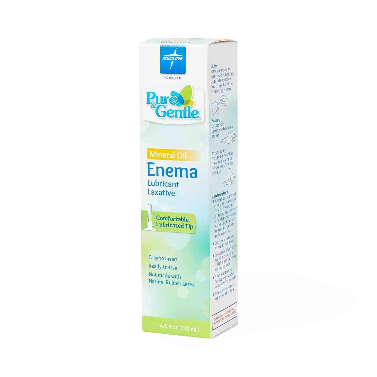 Pure + Gentle Mineral Oil Laxative Enemas | Medline