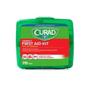 CURAD 75-Piece Compact Portable First Aid Kit | Medline