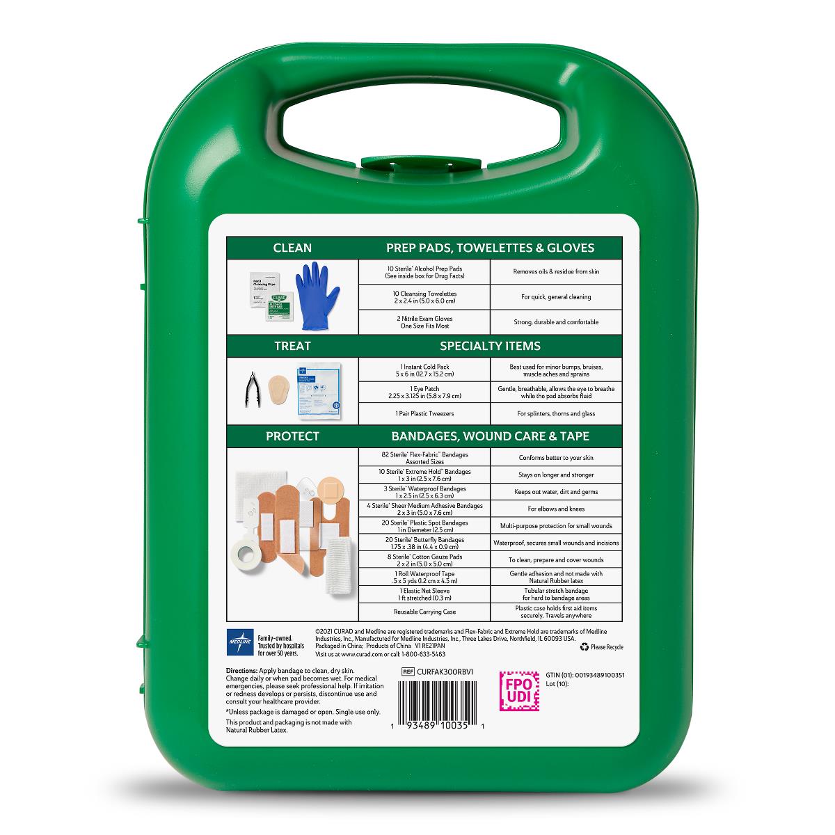 CURAD 175-Piece Complete First Aid Kits | Medline