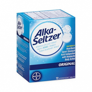 Alka Seltzer Pain Relief Tablets with Buffered Aspirin | Medline