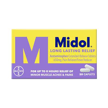 Midol Long Lasting Pain Reliever / Fever Reducer Caplets | Medline
