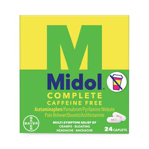 Midol Complete Menstrual Pain Relief Caplets | Medline