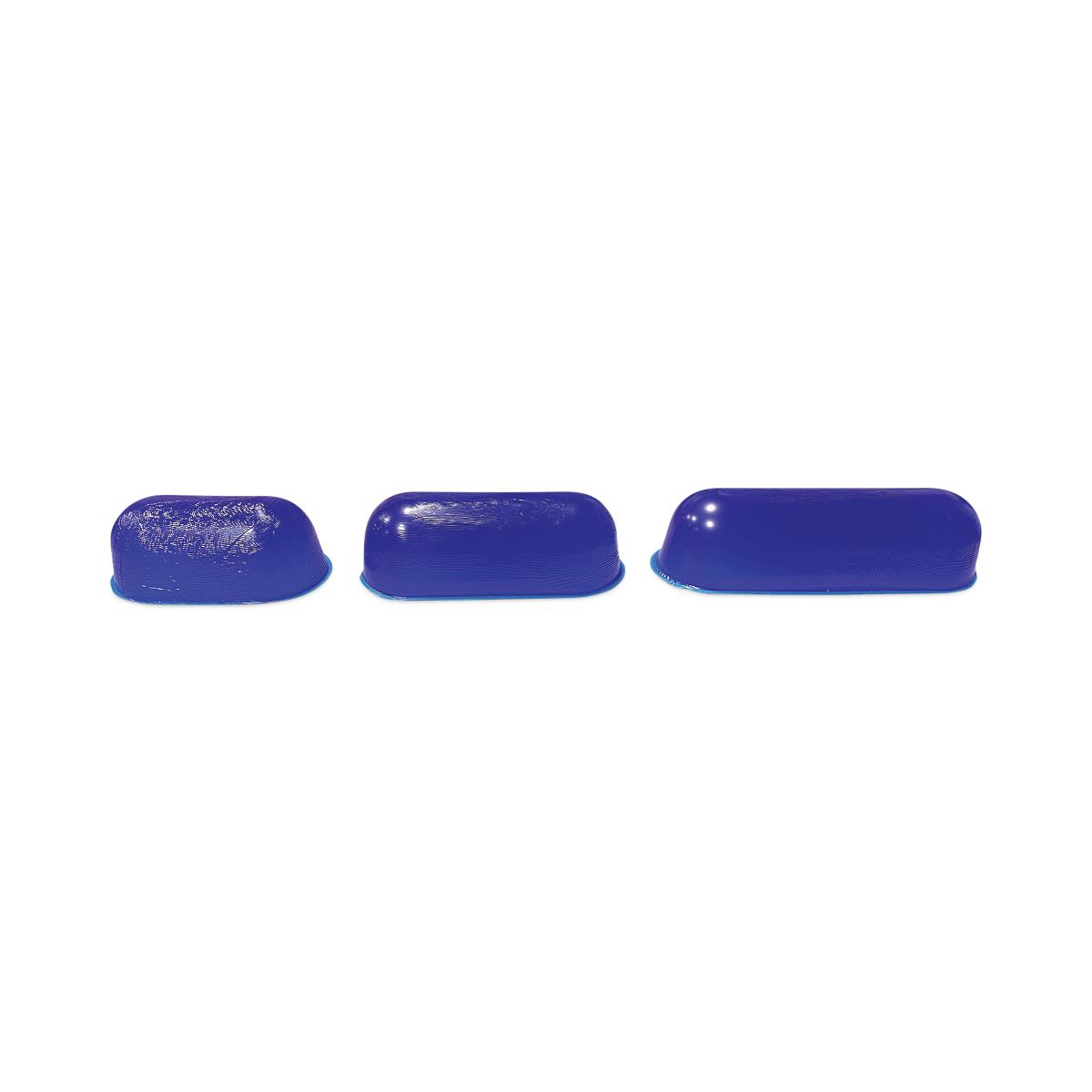 Blue Diamond Gel Flat-Bottom Chest Rolls | Medline