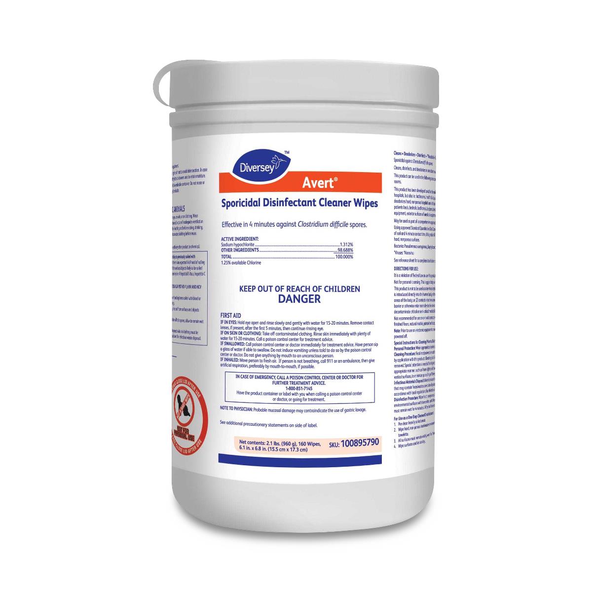 Avert Disinfectant Cleaner Wipes | Medline