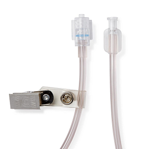 High-Pressure Injection Tubing with Clip and Rotating Adapter | Medline