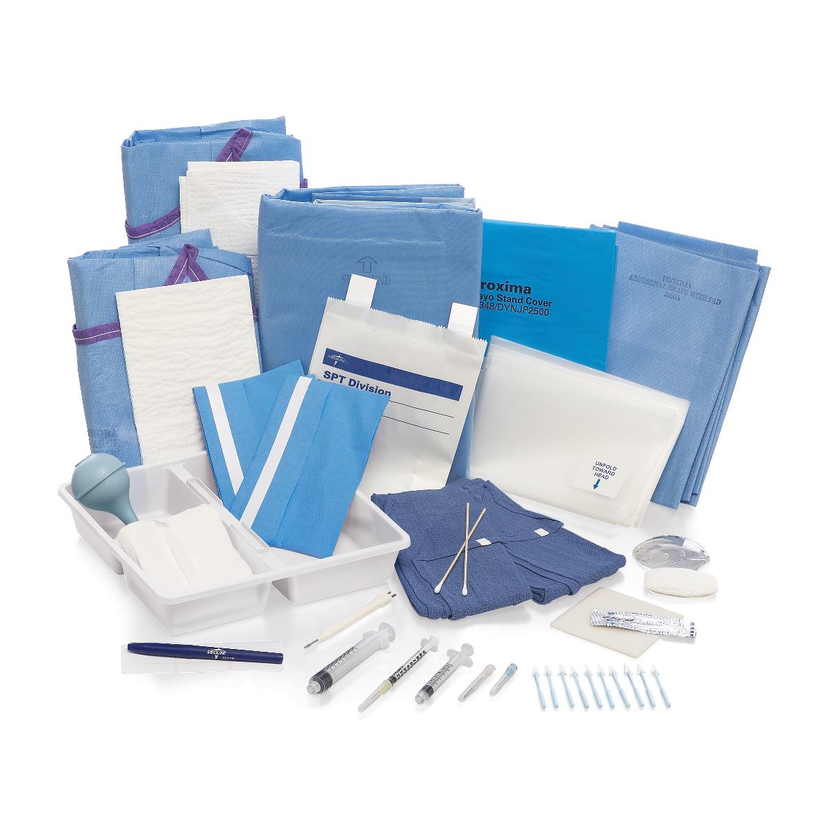 アイケア Ailine Medline Sterile Eye Standard Surgical Tray I | Medline