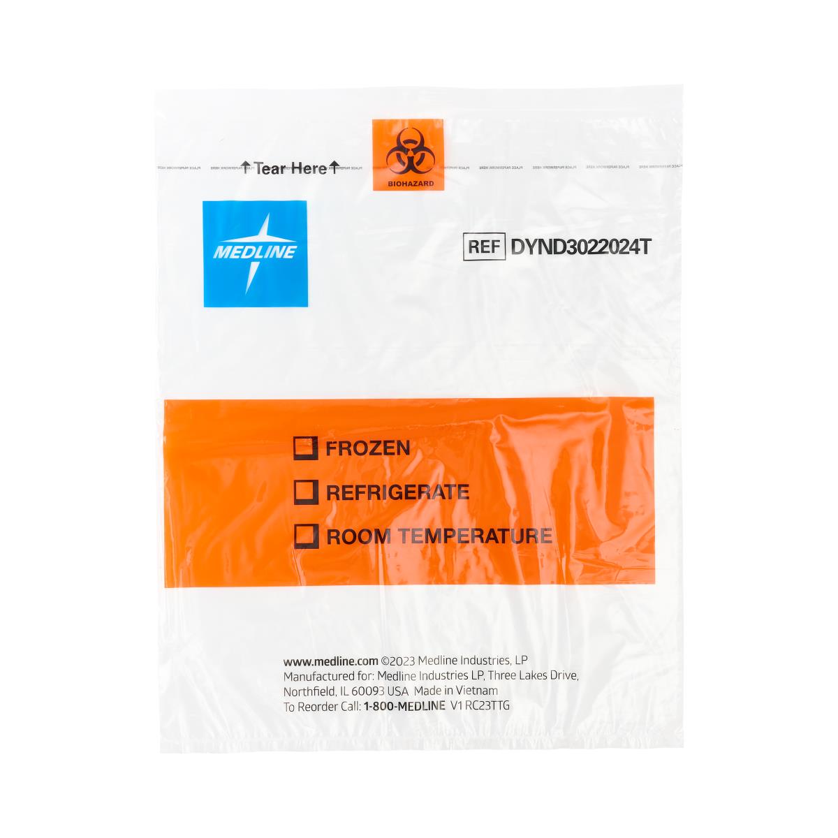 その他 New Medical Marketplace Pb EZ Tear Specimen Transport Bags | Medline