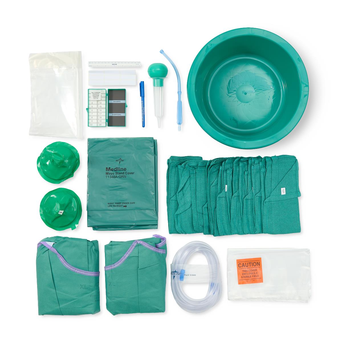 Color-Coded Sterilized Surgical Closure Kits | Medline