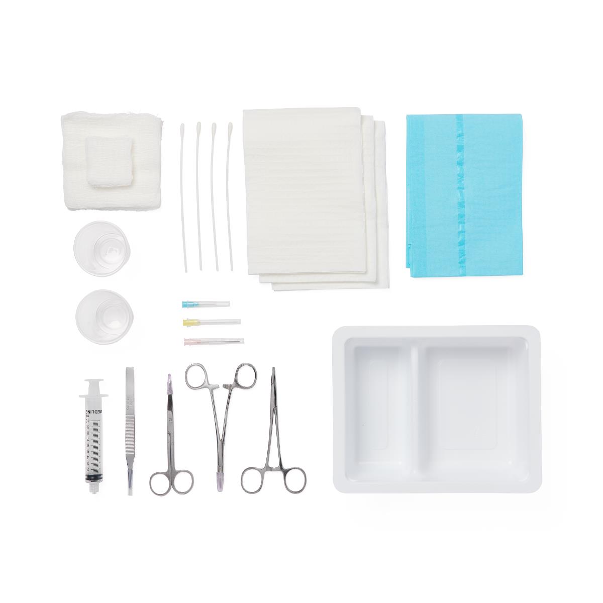DYNJ03900 | Novaplus Laceration Trays with Floor-Grade Instruments