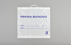 Elkay Personal Belonging Bags with Snap Closure Handle | Medline ...