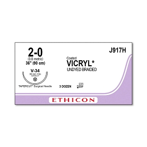aborted INCARRION 貴重二枚 Absorbable Suture with Needle Coated Vicryl™ - McKesson