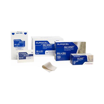 Surgicel Nu-Knit Absorbable Hemostat | Medline