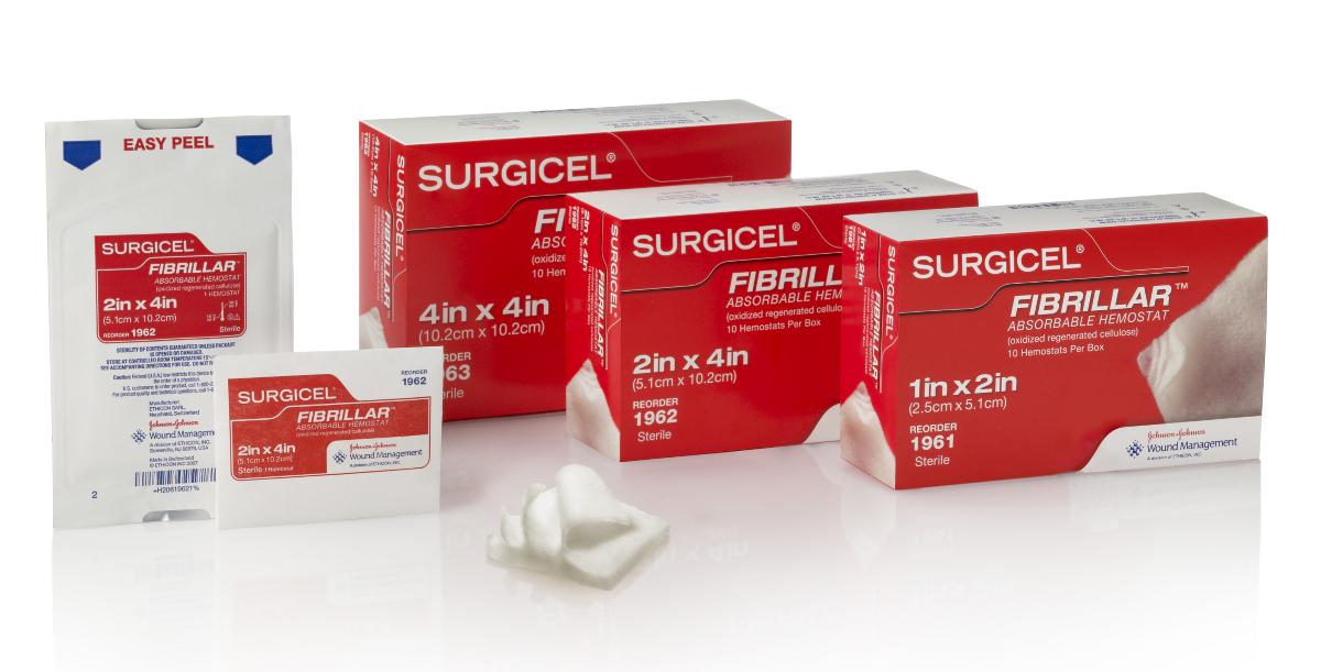 Surgicel Fibrillar Absorbable Hemostats | Medline