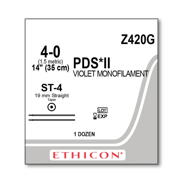 ETHZ420G | Endoscopic PDS II Absorbable Suture