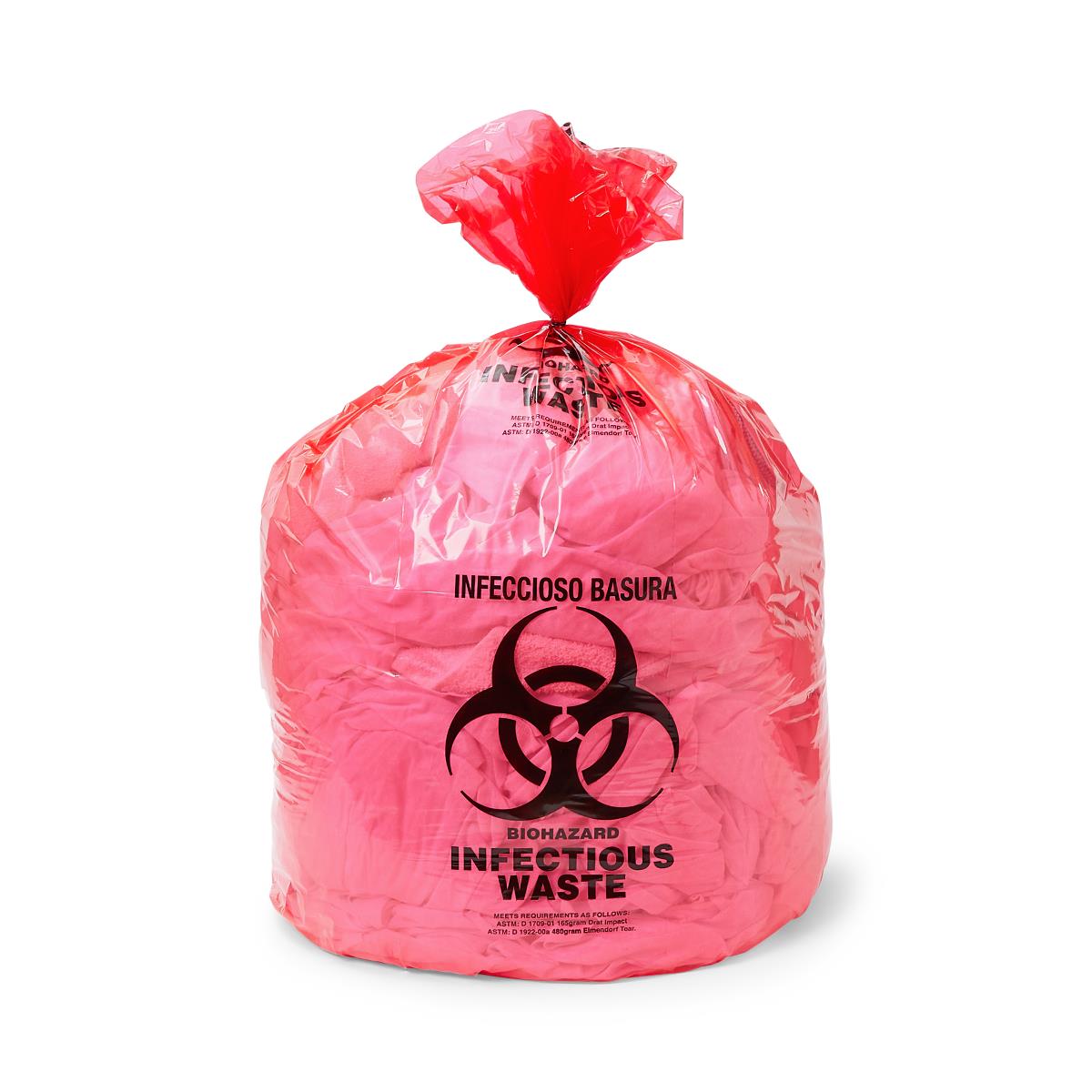 Red Biohazard Bags Medline Industries, Inc.