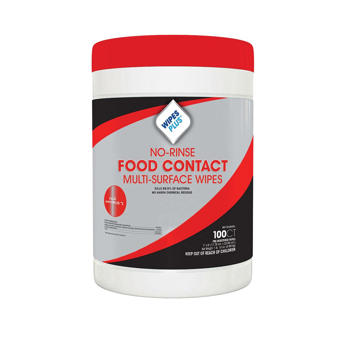 Wipes Plus No-Rinse Food Contact Multisurface Wipes | Medline
