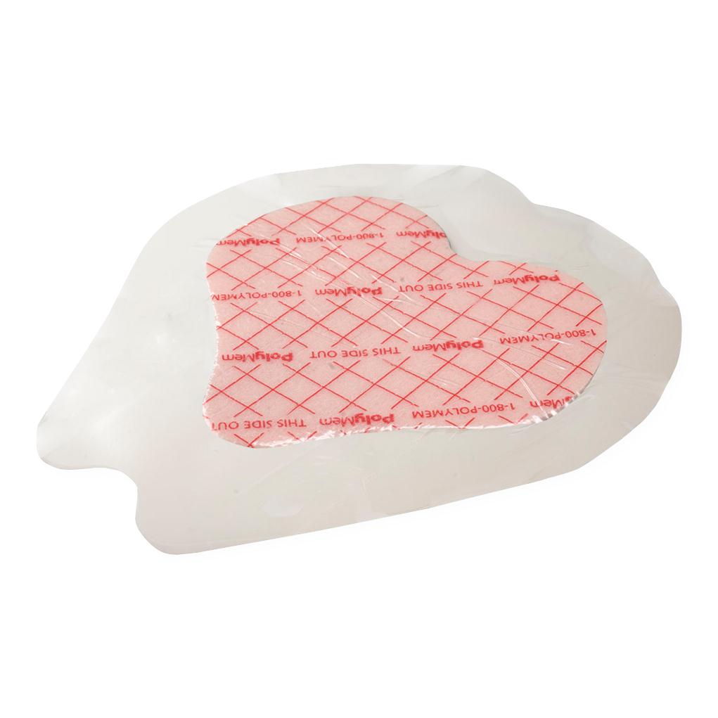 Shapes by PolyMem Foam Sacrum Dressings with Film Adhesive | Medline