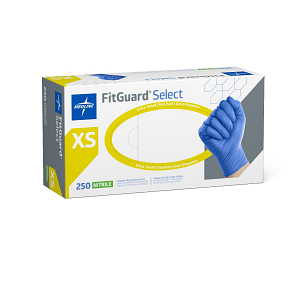 FitGuard Select Powder-Free Nitrile Exam Gloves | Medline