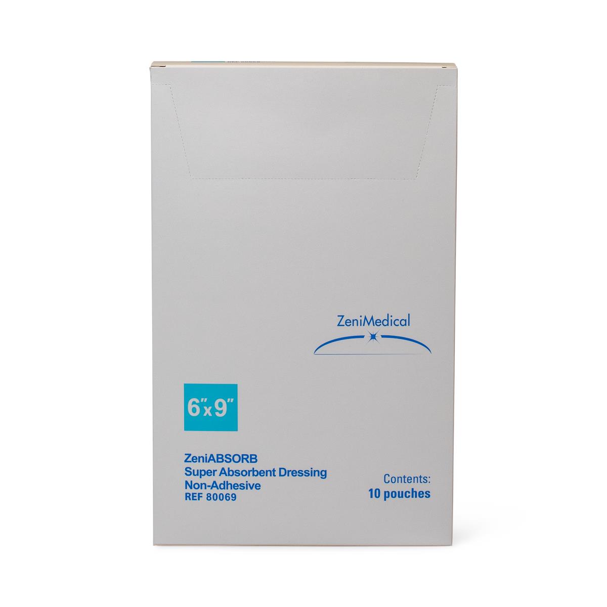 FHG80069 | ZeniABSORB Super Absorbent Nonadhesive Wound Dressings